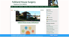 Desktop Screenshot of falklandhousesurgery.co.uk